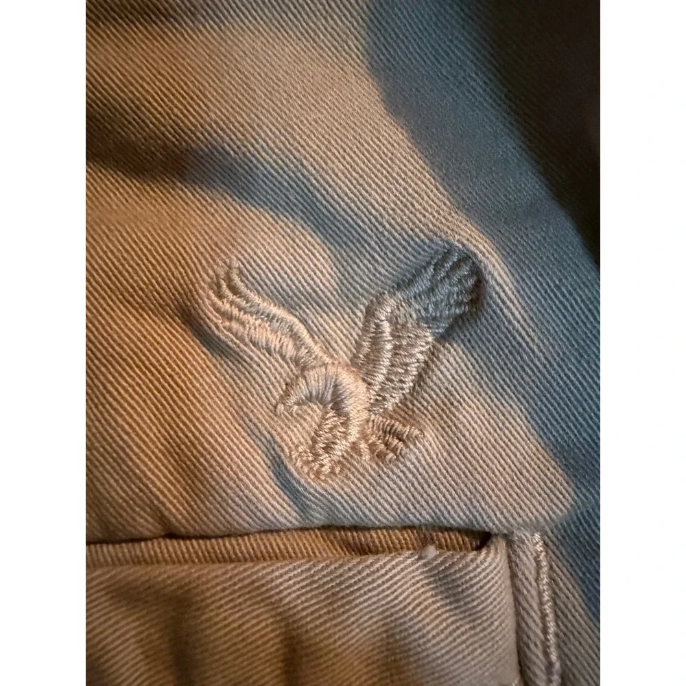 American Eagle Extreme Flex Relaxed Straight Pants Mens 33x30 Khaki Tan Chino